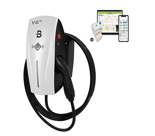 עמדת טעינה ביתית לרכבים חשמליים +VOLTEC Home כולל ארון וכבל 8 מטר