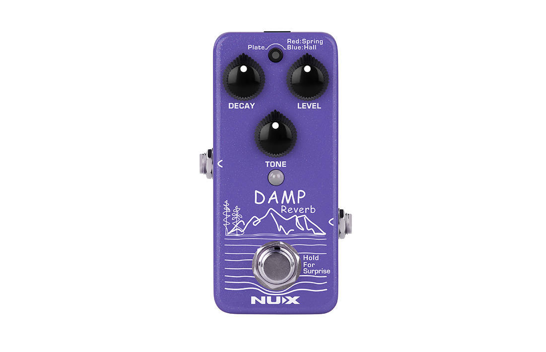 אפקט לגיטרה NUX NRV-3 DAMP REVERB 3 REVERB IN MINI PEDAL