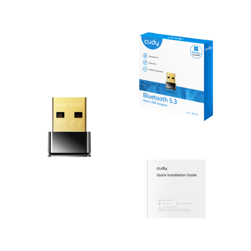 CUDY BU530 Blue tooth5.3 nano USB Adapter