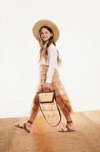 Long tulle skirt