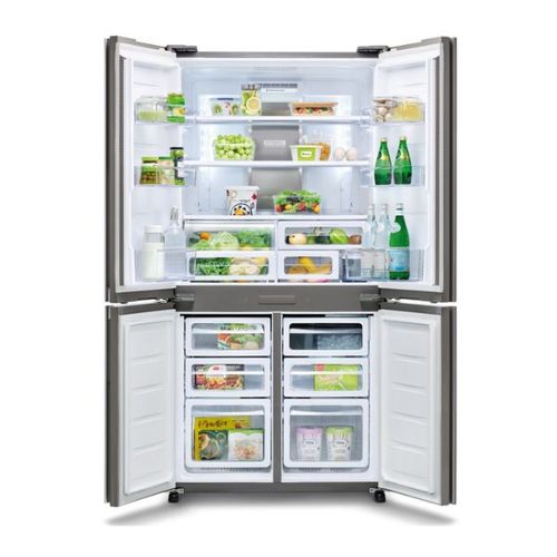 מקרר 4 דלתות 611 ליטר Sharp SJ-9270-W לבן