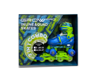 קומבו סקייט כחול Grow