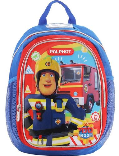 תיק גן דניאל עם שני תאי אחסון ושני תאים צדדים לבקבוקים - סמי הכבאי אדום