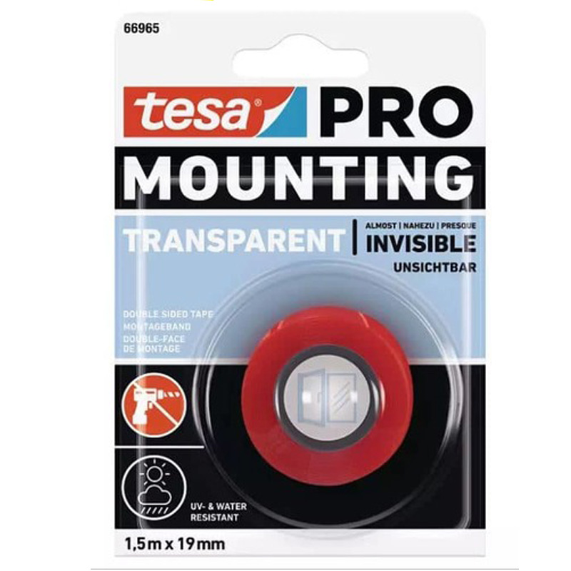 סרט דו צדדי שקוף 66965 Tesa® PRO