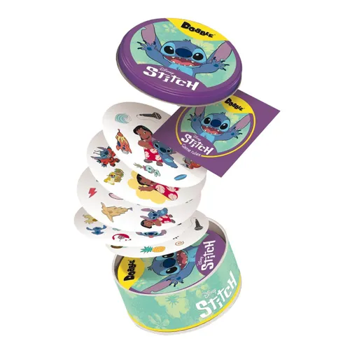 משחק קופסא דאבל Dobble חמישה משחקים באחד במהדורת סטיץ'