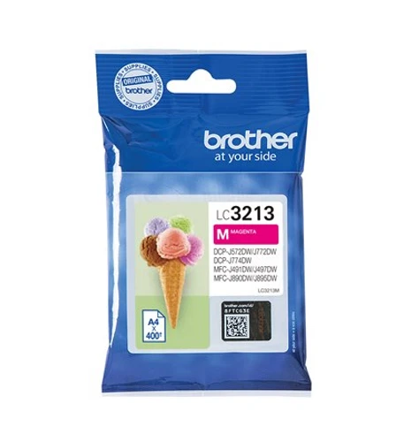 מחסנית דיו מקורית של LC3213M - Brother אדום