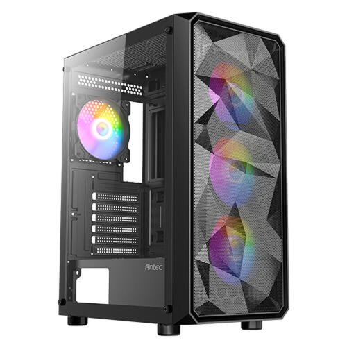 מארז ANTEC AX83 RGB Elite , כולל עיצוב ייחודי וביצועי קירור מעולים, מגיע עם 3 מאווררי RGB במצב קבוע בגודל 120 מ