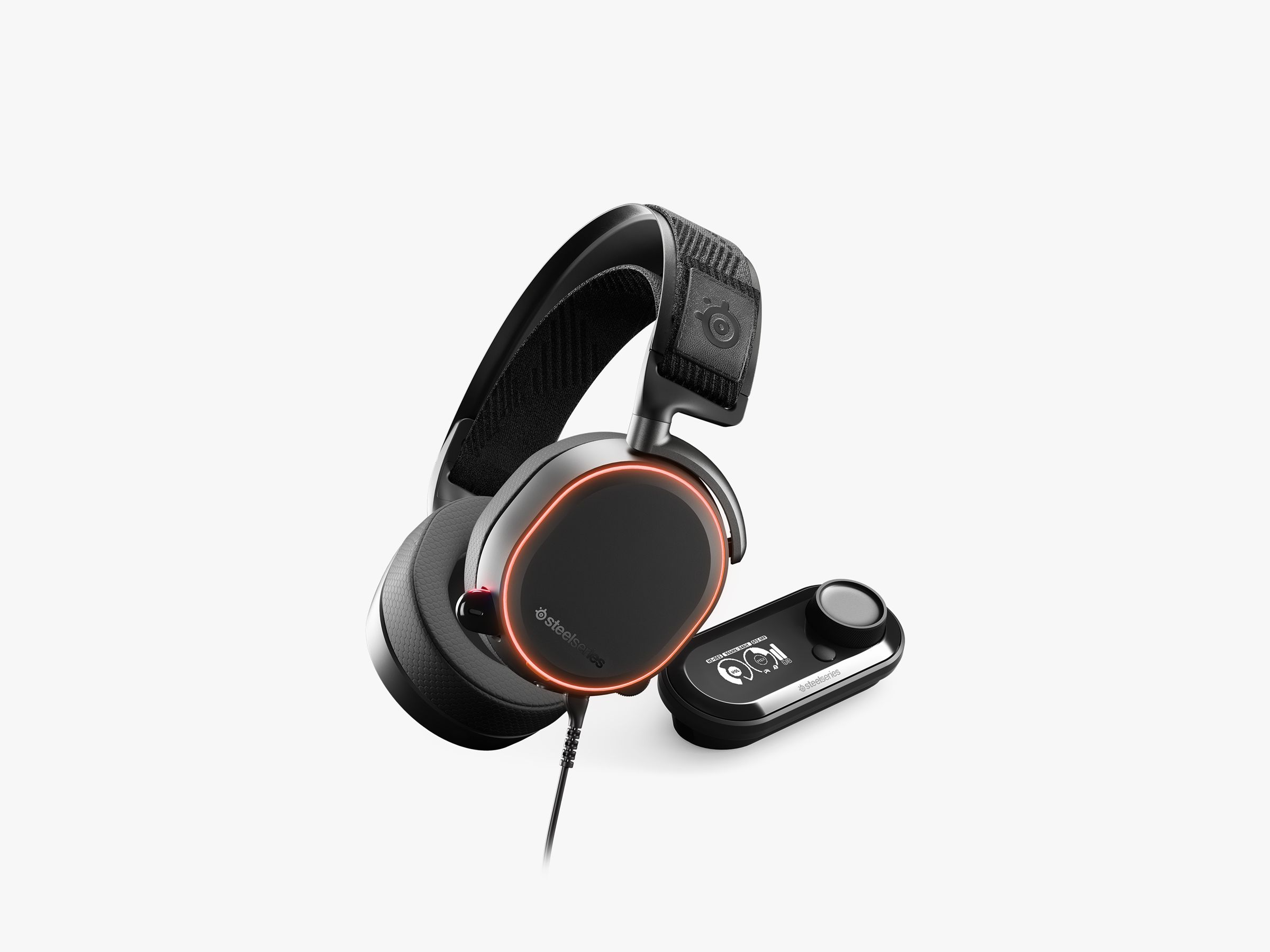 אוזניות גיימרים  Arctis Pro + GameDAC צבע שחור