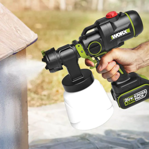 אקדח ריסוס צבע נטען 20V WORX WU056.9 [ גוף בלבד ] 