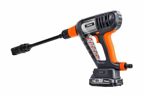 אקדח שטיפה בלחץ נטען 18V - סוללה 2.5Ah | מטען 3A