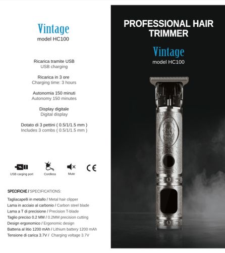 מכונת תספורת SCHWERT VINTAGE HC100