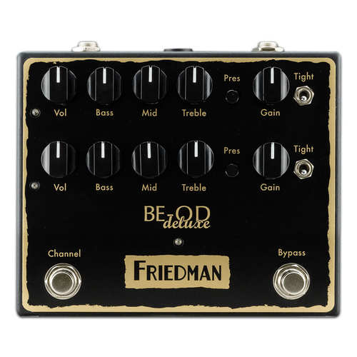 אפקט אוברדרייב Friedman BE Overdrive DELUXE Dual Push Button Pedal