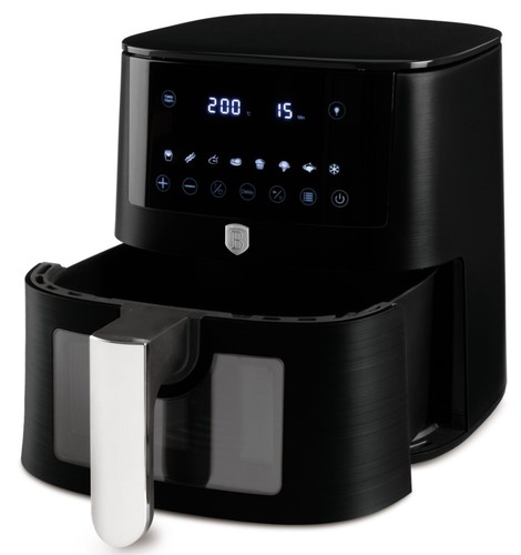 סיר טיגון ללא שמן 5 ליטר Berlinger Haus Matte Black BH-9557