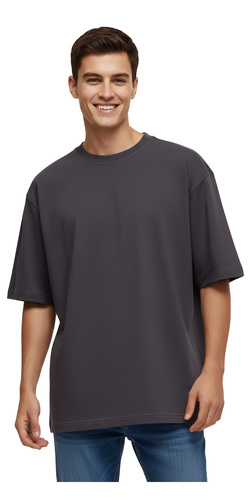 חולצת אוברסייז צווארון עגול | S-L | OVERSIZE 