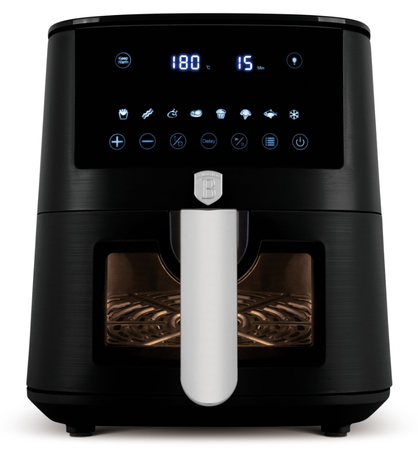 סיר טיגון ללא שמן 5 ליטר Berlinger Haus Matte Black BH-9557