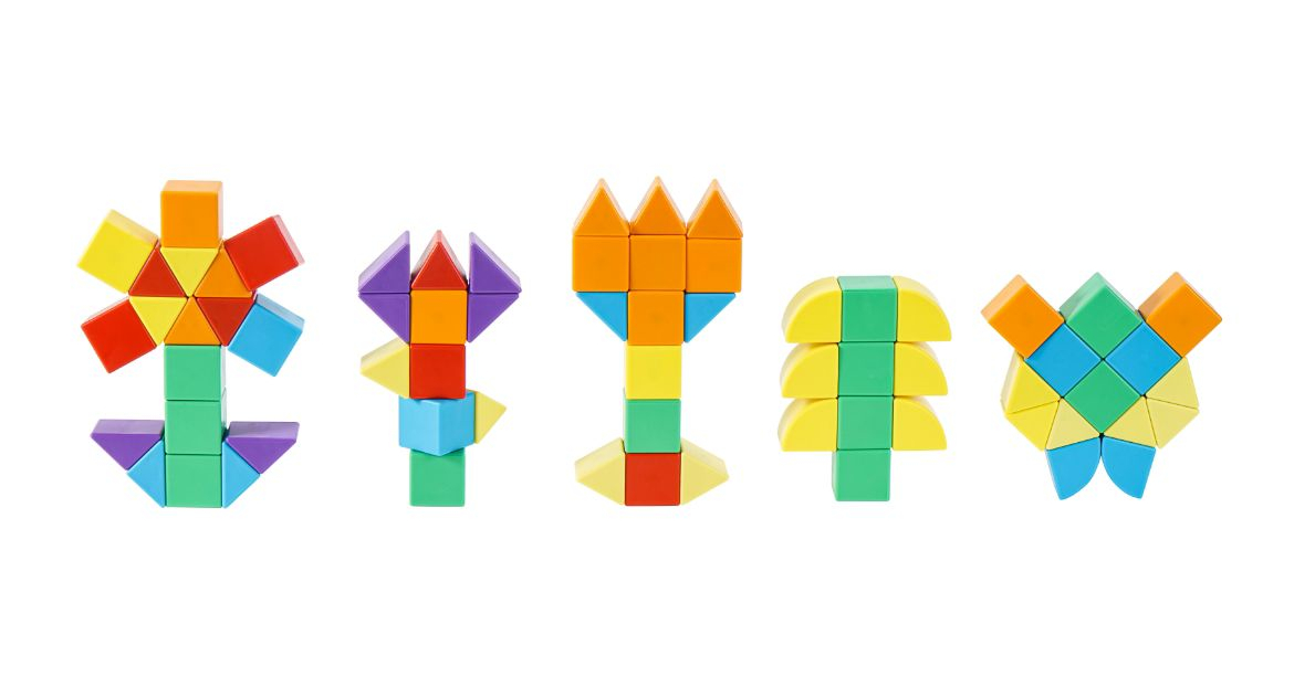 42 קוביות מגנטיות גדולות לקטנטנים - Magnetic cubes