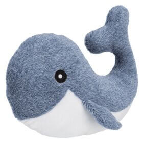 טריקסי צעצוע בד לכלבים – לוויתן מצפצף | TRIXIE Plush Whale Toy with Squeaker – Dog