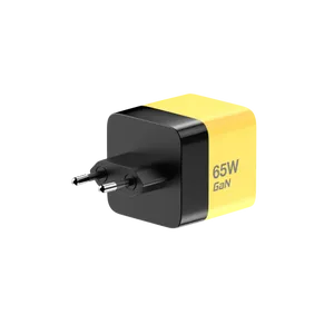 מטען קיר עם כבל נשלף Miracase MWC65RC צהוב