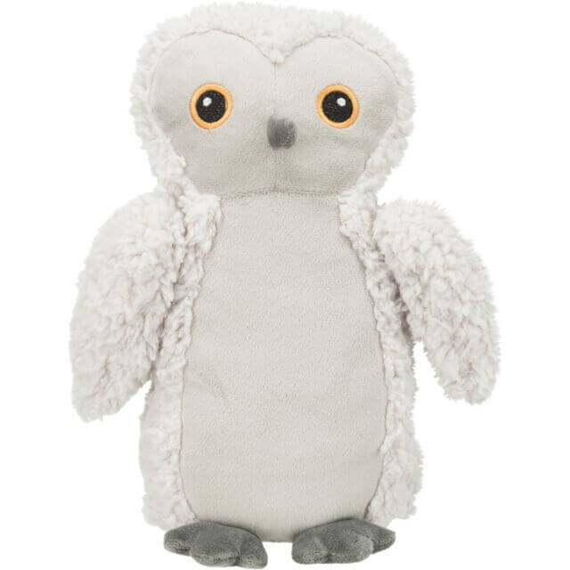 טריקסי בובת ינשוף מצפצפת ממוחזרת 28 ס"מ | TRIXIE Recycled Plush Owl with Squeaker 28 cm – Dog
