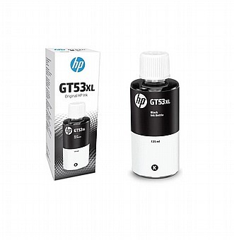 בקבוק דיו מקורי שחור HP GT53XL 1VV21AE 6K