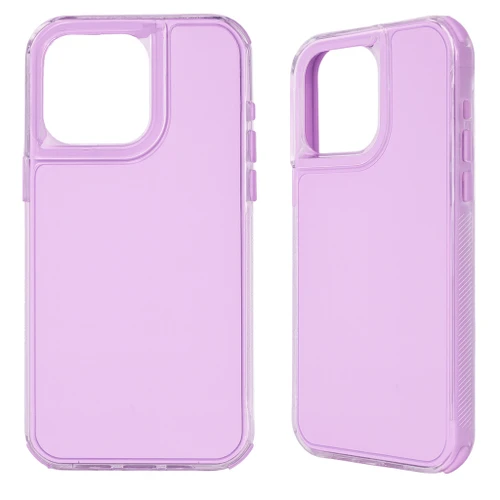 כיסוי מבריק iPhone 15 Pro Spirit Shock Proof סגול