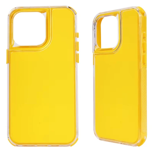 כיסוי מבריק iPhone 15 Pro Max Spirit Shock Proof צהוב