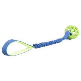 טריקסי צעצוע חבל גמיש עם כדור למשיכה | TRIXIE Tug Toy with Ball & Shock Absorber