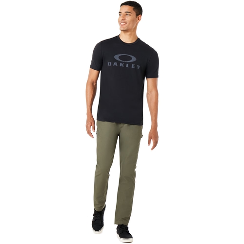חולצת טי שחורה לוגו סגול BARK SUN TEE