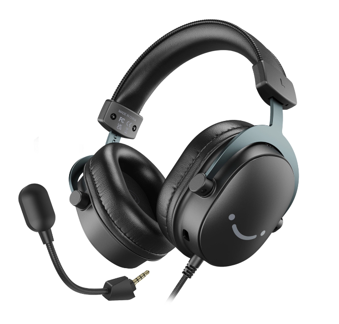 Fifine AmpliGame H9 - אוזניות גיימינג USB , שליטה מובנית ב-7.1, חיבור 3.5, עוצמת קול והשתקה