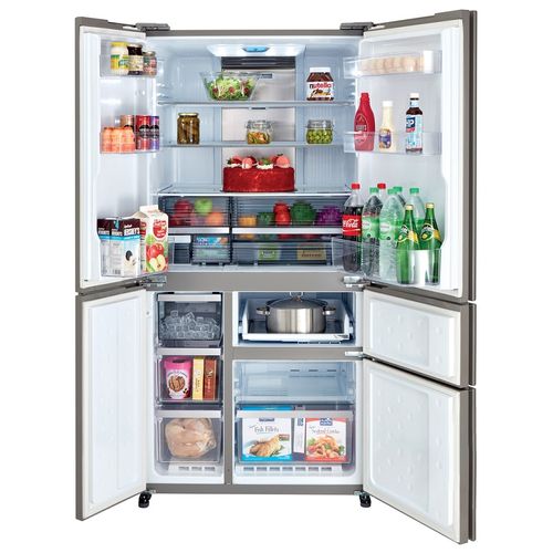 מקרר 5 דלתות ‏מקפיא תחתון Sharp דגם SJ-9630WH לבן יבואן רשמי