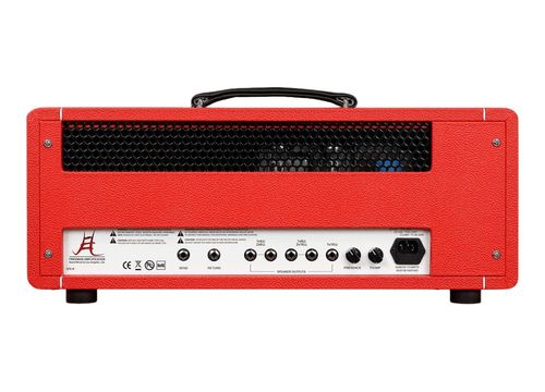 מגבר ראש מנורות Friedman JEL-50 JAKE E LEE SIGNATURE 2 CHANNEL 50W ALL TUBE EL34 TUBES SERIES FX LOOP RED TOLEX WHITE PIPING