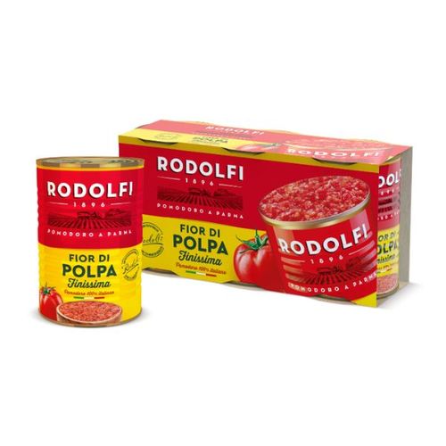 שלישיית עגבניות מרוסקות (פולפה) 400X3 Rodolfi