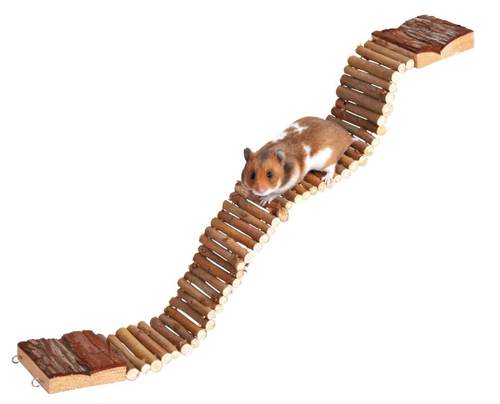טריקסי גשר תלוי גמיש למכרסמים | TRIXIE Suspension Bridge – Small Animals