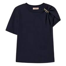 T-shirt with Oval T chain