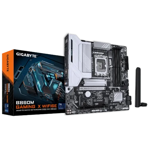 תמונה של לוח למעבד דור 15 Gigabyte B860M GAMING X WIFI6E ATX 2.5GB LAN