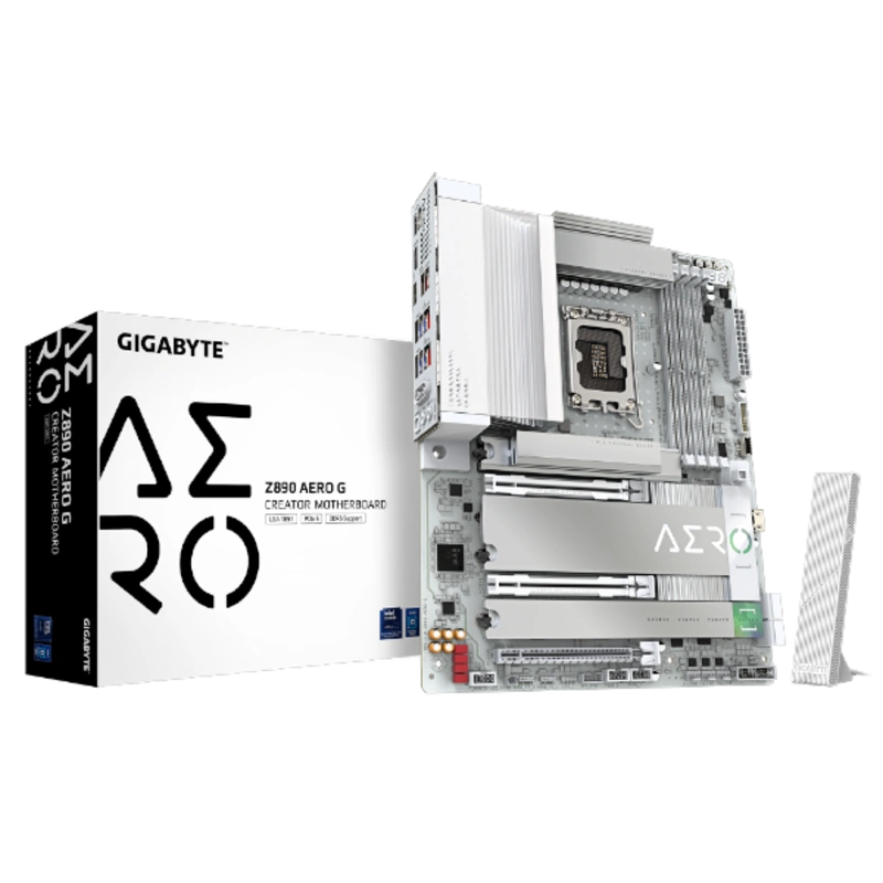 לוח לאינטל דור 15 Gigabyte Z890 AERO G DUAL 2.5 Lan 5Xm.2 TB4