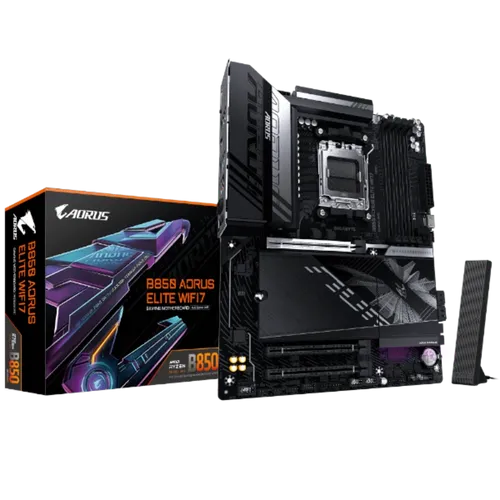 תמונה של לוח אם GIGABYTE B850 AORUS ELITE WIFI7 ATX DDR5 AM5 BT 2.5GBE LAN