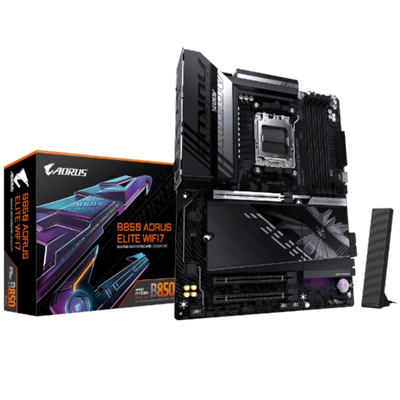לוח אם GIGABYTE B850 AORUS ELITE WIFI7 ATX DDR5 AM5 BT 2.5GBE LAN