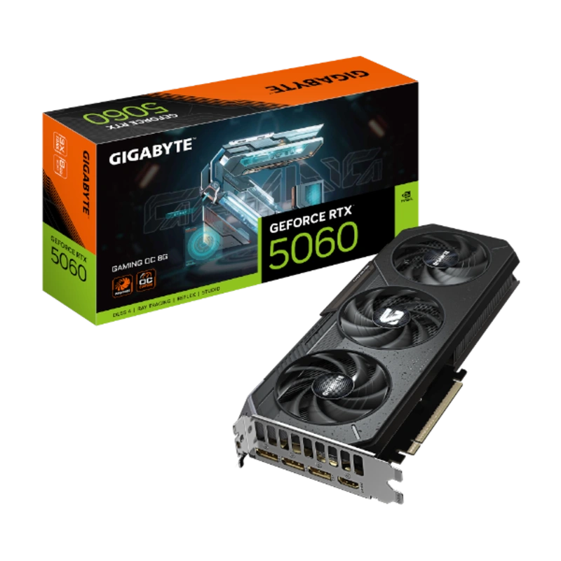 כרטיס מסך Gigabyte GeForce RTX 5060 Gaming OC 8GB