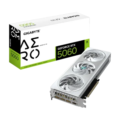 תמונה של כרטיס מסך Gigabyte GeForce RTX 5060 AERO OC 8GB