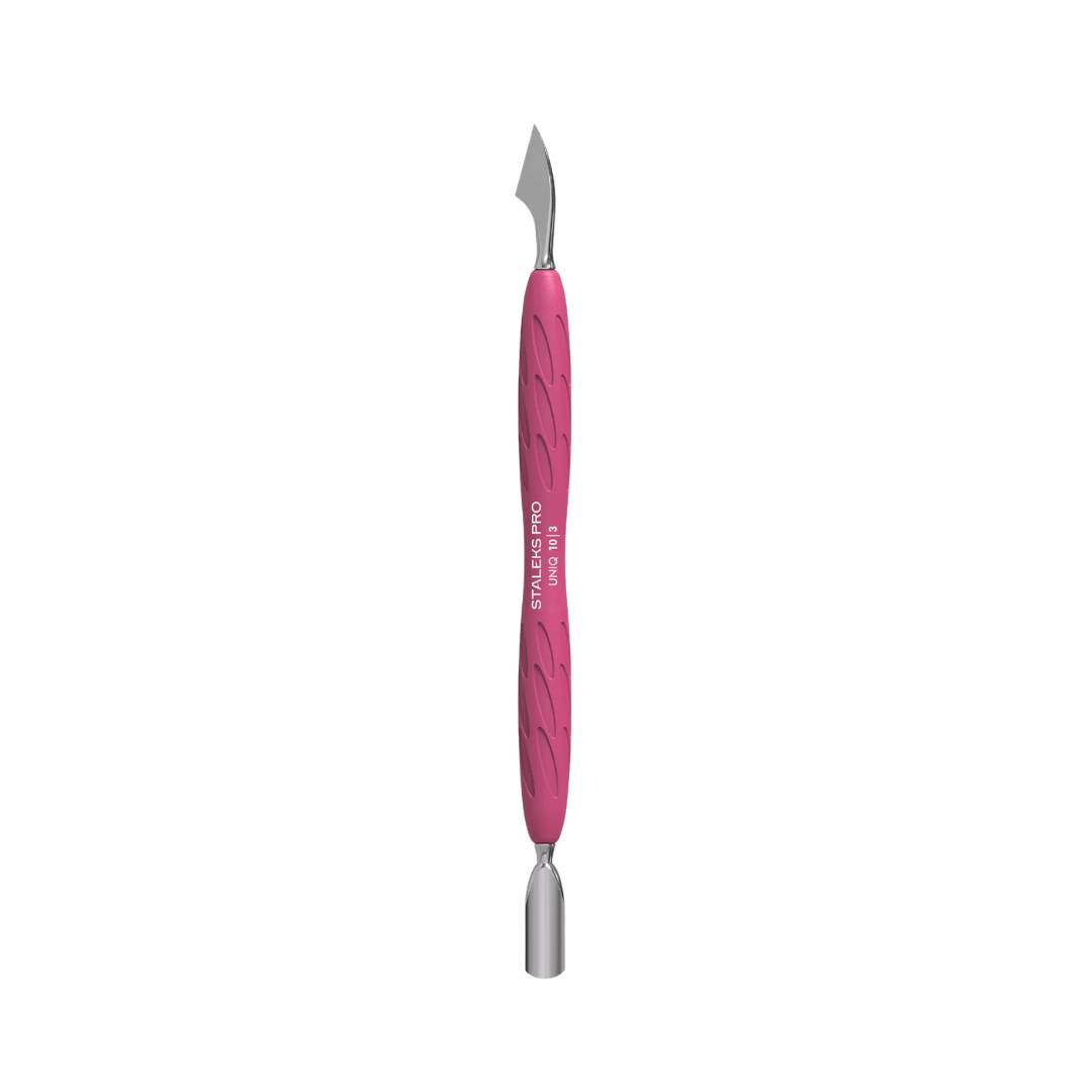 דוחף עור מניקור מסיליקון UNIQ 10/3 (דוחף צר מעוגל ומנקה) - סטאלקס | STALEKS