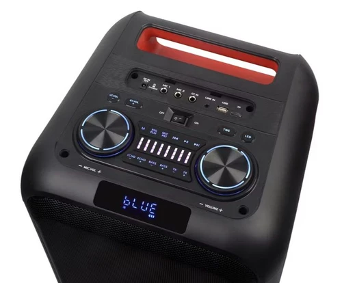 בידורית קריוקי ניידת עם 2 מיקרופונים אלחוטיים דגם NDR-1510