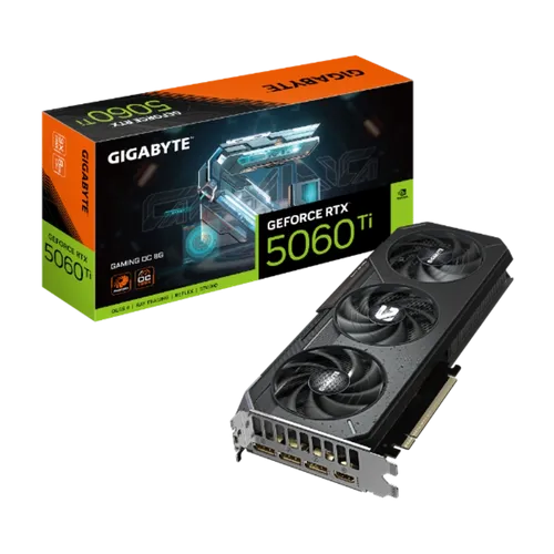 תמונה של כרטיס מסך Gigabyte RTX 5060 Ti Gaming OC 8GB