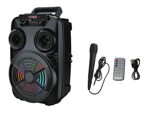 בידורית קריוקי 20W בגודל 8 אינץ' ZQS-8107S