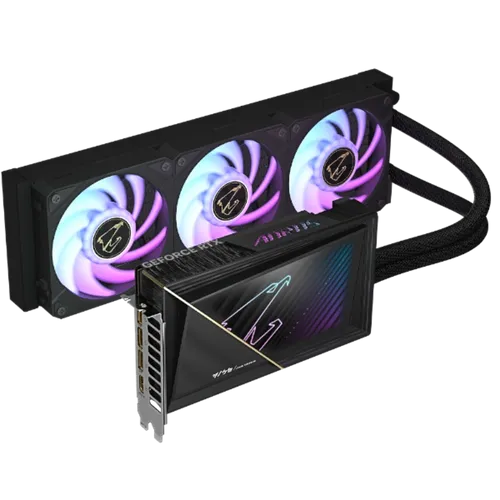 תמונה של כ.מסך AORUS GeForce RTX 5080 XTREME WATERFORCE 16G 360MM RADIATOR