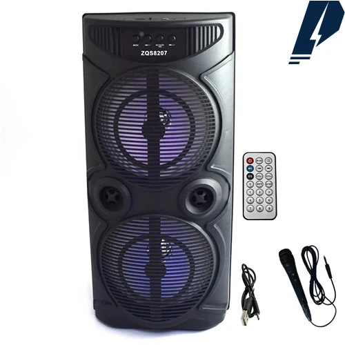 בידורית קריוקי 30W בגודל 8 אינץ' ZQS-8207