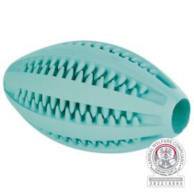 טריקסי כדור דנטלי רוגבי לכלב | TRIXIE Denta Fun Rugby Ball – Dog