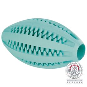 טריקסי כדור דנטלי רוגבי לכלב | TRIXIE Denta Fun Rugby Ball – Dog