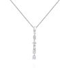 שרשרת ותליון מפל יהלומים 2.19ct זהב 14K