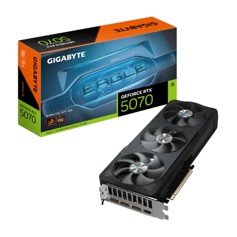 כ.מסך GIGABYTE GeForce RTX 5070 EAGLE OC SFF 12G